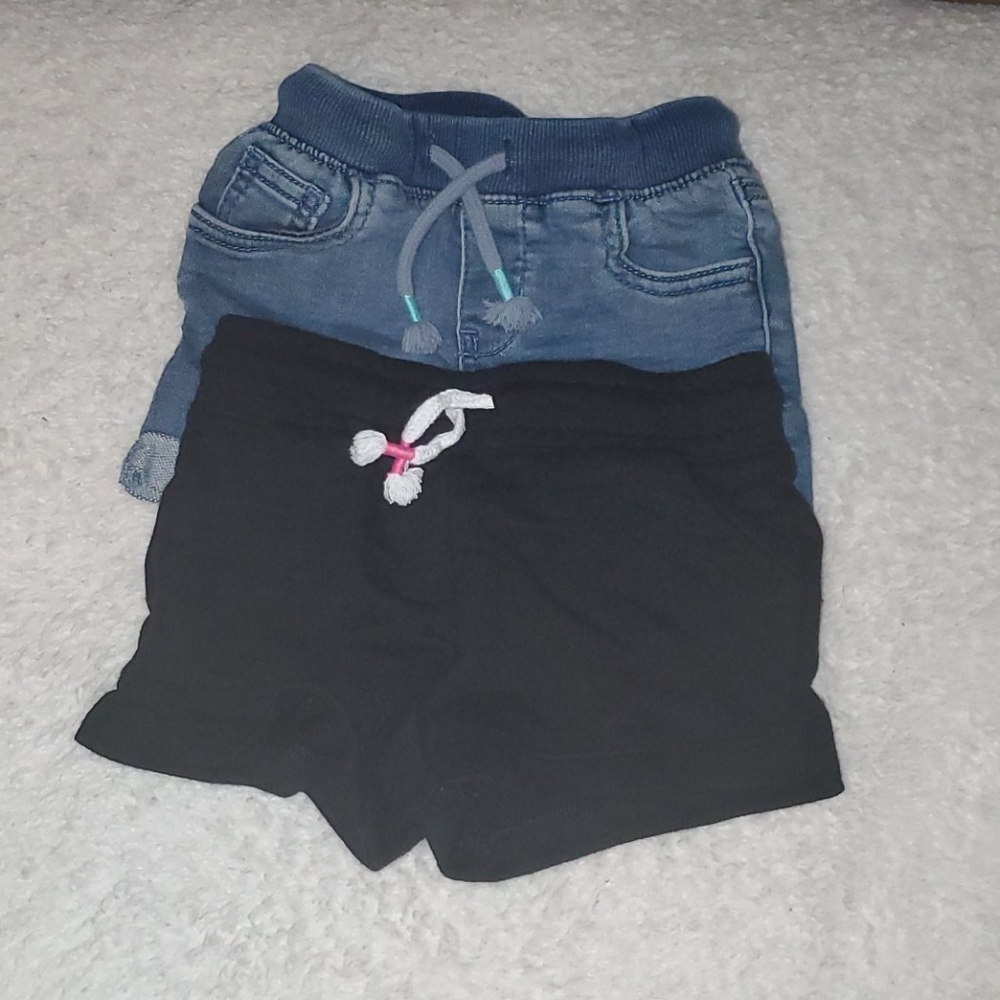 2 pair of Cat & Jack girls shorts
